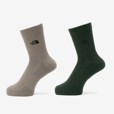 ザ・ノース・フェイスTHENORTHFACEアウトドアカジュアルソックス靴下TNFロゴ2PクルーTNFLOGO2PCREWNN82310-MAメンズレディースユニセックス25FW秋冬