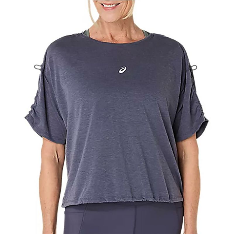 アシックスasicsランニングウェア半袖TシャツNAGINOランニングアジャスタブル半袖シャツ2012D140レディース女性25FA秋冬