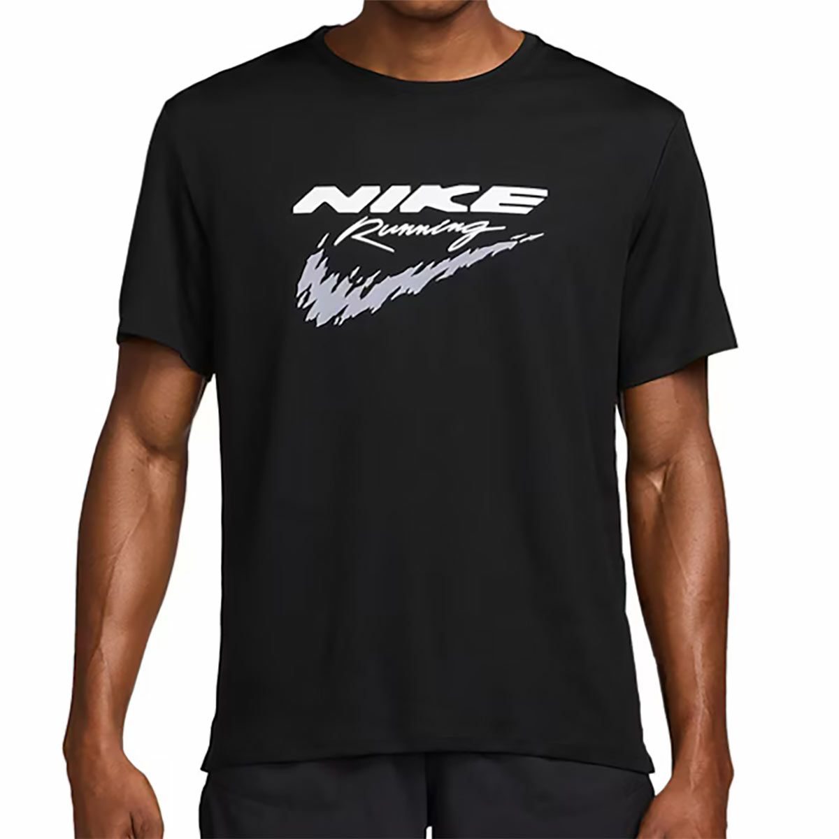 ナイキNIKEランニングウェア半袖TシャツDri-FITUVRunningTopMILERSHV2136-010メンズ男性25FA秋冬