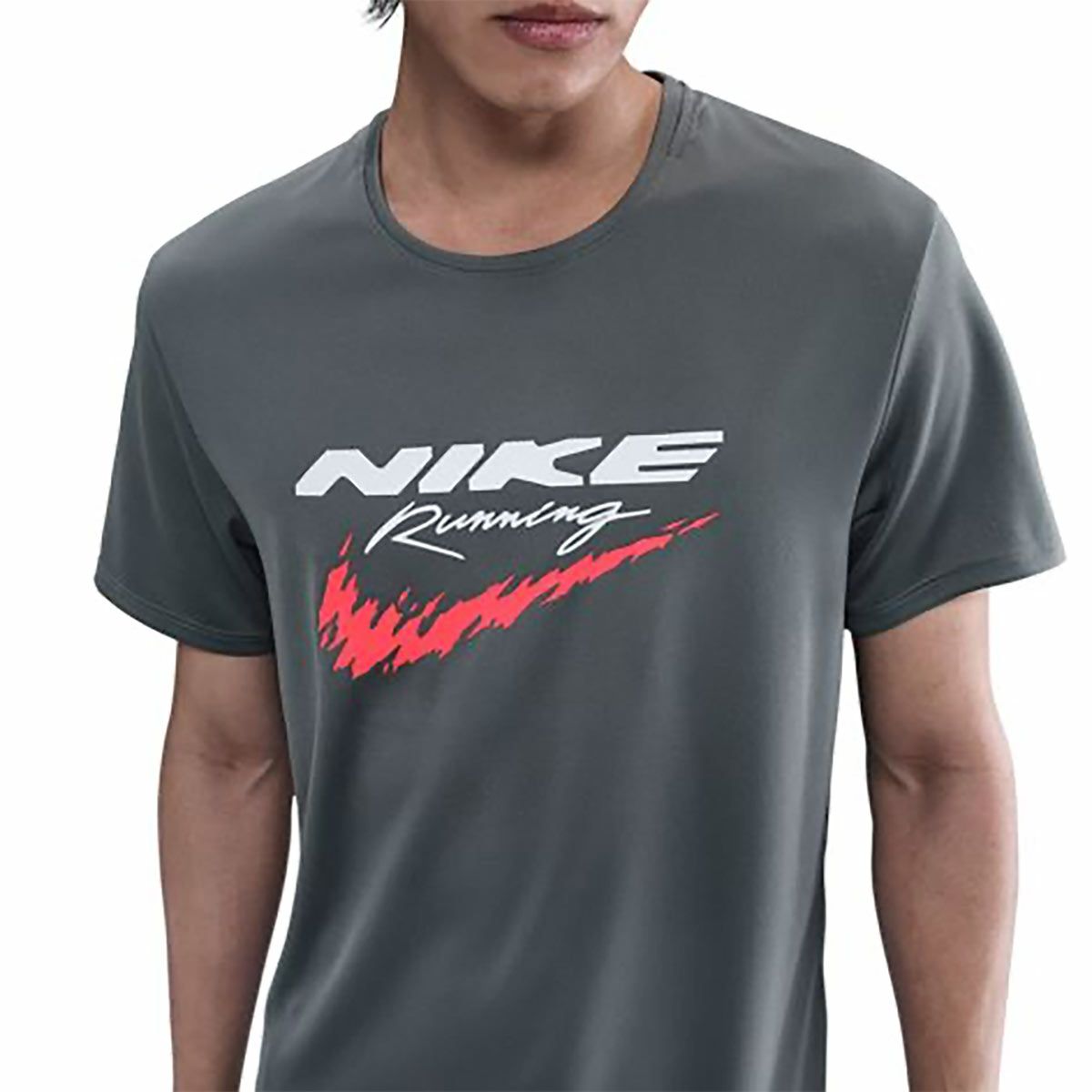 ナイキNIKEランニングウェア半袖TシャツDri-FITUVRunningTopMILERSHV2136-084メンズ男性25FA秋冬