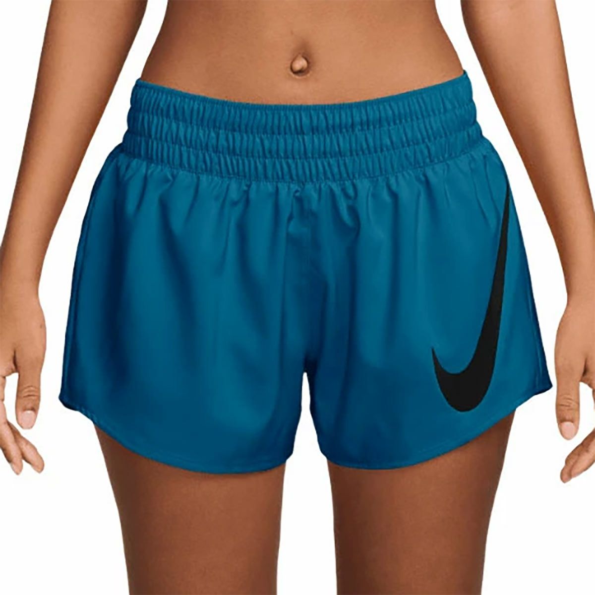 ナイキNIKEランニングウェアボトムスショートハーフパンツ短パンウィメンズワンスウッシュDri-FITミッドライズルーズ8cmランニングショートパンツインナー付きHV2617-301レディース女性25FA秋冬