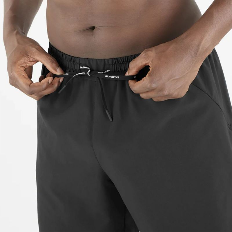 サロモンSALOMONランニングウェアボトムスショートハーフパンツ短パンSHAKEOUTCORE7SHORTSNOLINERLC2450800メンズ男性25FA秋冬