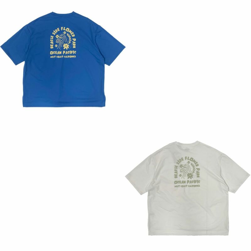 オーシャンパシフィックOCEANPACIFICサーフィンサーフウェア半袖TシャツPEARTEXビッグTシャツ525-468レディース女性25SP春夏