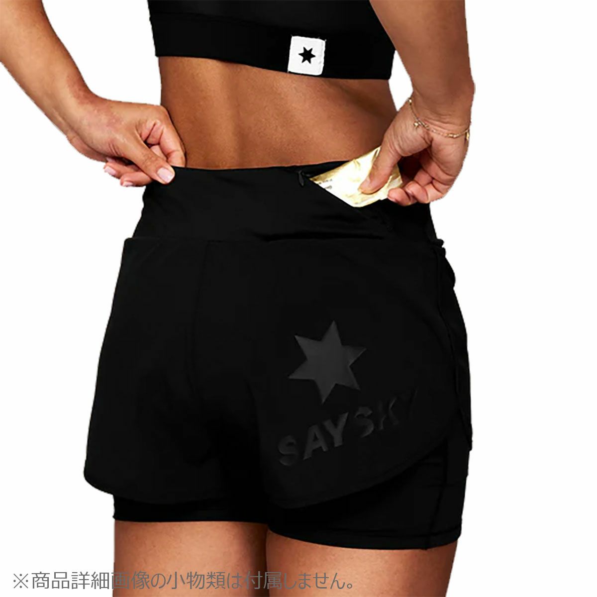 セイスカイSAYSKYランニングウェアボトムスショートハーフパンツ短パン2in1PaceShorts3XWRSH23C901レディース女性25FA秋冬