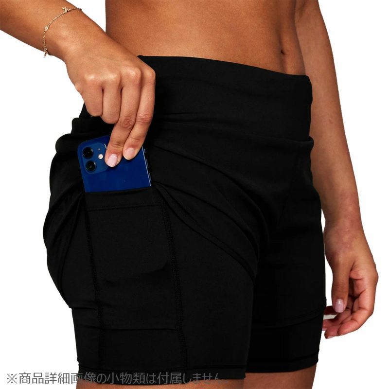 セイスカイSAYSKYランニングウェアボトムスショートハーフパンツ短パン2in1PaceShorts3XWRSH23C901レディース女性25FA秋冬