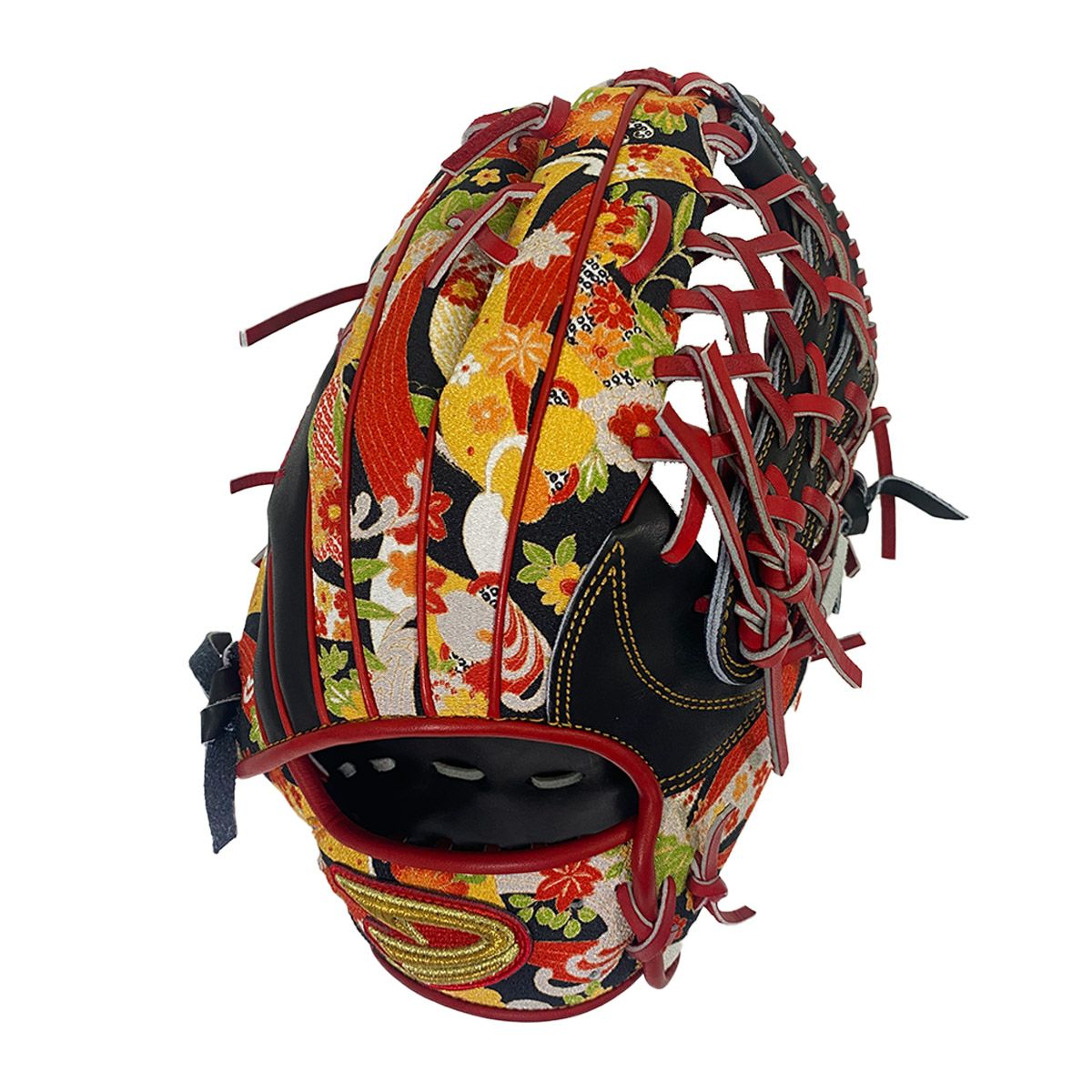 ディークエストD-Questベースボール野球ソフトボールグラブミットグローブ軟式店舗別注オーダーグラブ910型オールラウンド用ちりめん波小花和柄グラブ220000031478メンズレディースユニセックス25FA秋冬