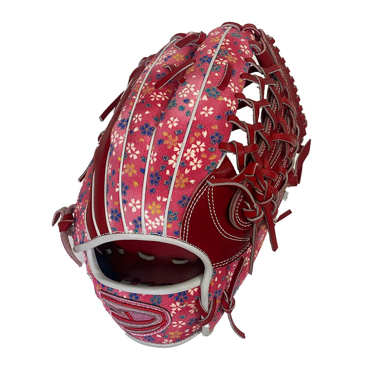 ディークエストD-Questベースボール野球ソフトボールグラブミットグローブ軟式店舗別注オーダーグラブ910型オールラウンド用ちりめん小花ちらし桃色和柄グラブ220000031480メンズレディースユニセックス25FA秋冬