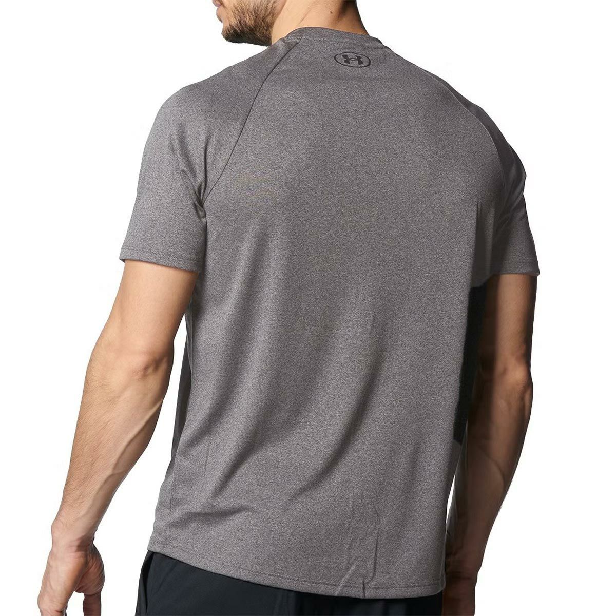 アンダーアーマーUNDERARMOURジムフィットネスヨガウェア半袖TシャツテックショートスリーブTシャツ2.0Tech2.0SSTee1358553-090メンズ男性25FA秋冬