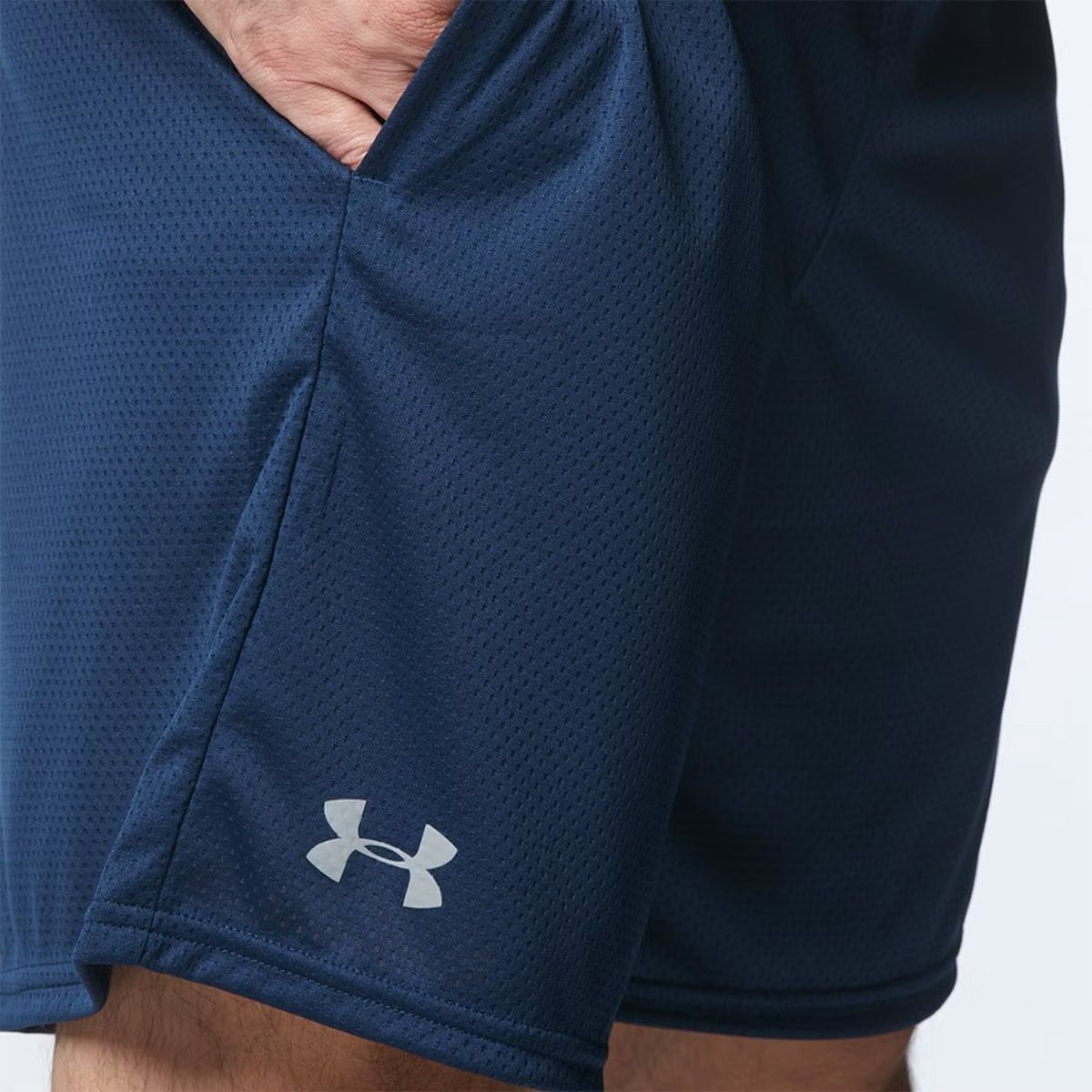 アンダーアーマーUNDERARMOURジムフィットネスヨガウェアボトムスショートハーフパンツ短パンテックメッシュショーツTechMeshShorts1358564-408メンズ男性25FA秋冬