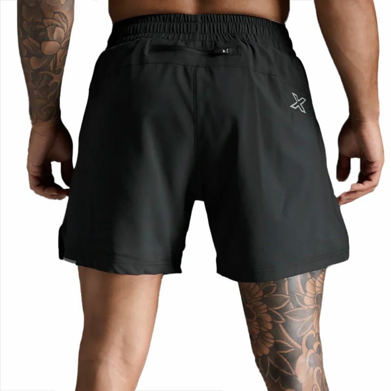 2XUツータイムズユーランニングウェアボトムスショートハーフパンツ短パンエアロ5インチショーツ2.0Aero5InchShortsMR6903B-BLKSRFメンズ男性25FA秋冬