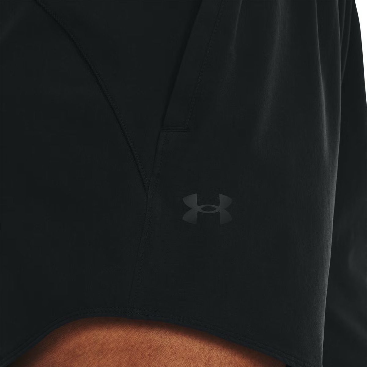 アンダーアーマーUNDERARMOURジムフィットネスヨガウェアボトムスショートハーフパンツ短パンフレックスウーブン5インチショーツVANISH5INSHORT1376933-001レディース女性25FA秋冬