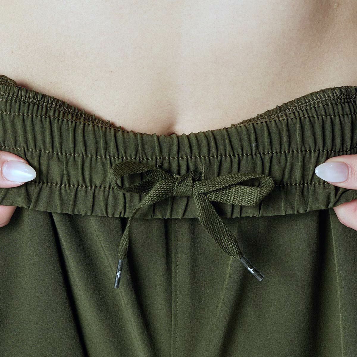 アンダーアーマーUNDERARMOURジムフィットネスヨガウェアボトムスショートハーフパンツ短パンフレックスウーブン5インチショーツVANISH5INSHORT1376933-308レディース女性25FA秋冬