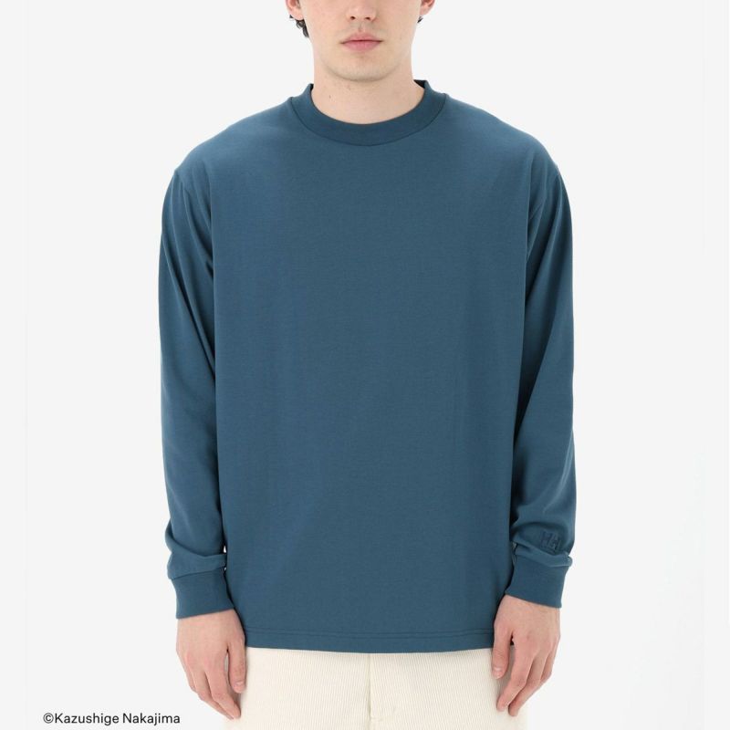 ヘリーハンセンHELLYHANSENアウトドアカジュアルウェア長袖TシャツロンTロングスリーブオーシャングラフィックティーL/SOCEANGRFTEEHM32583-CLメンズレディースユニセックス25FW秋冬