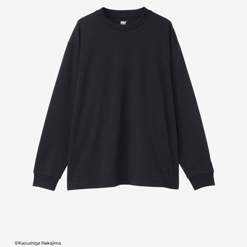 ヘリーハンセンHELLYHANSENアウトドアカジュアルウェア長袖TシャツロンTロングスリーブオーシャングラフィックティーL/SOCEANGRFTEEHM32583-Kメンズレディースユニセックス25FW秋冬