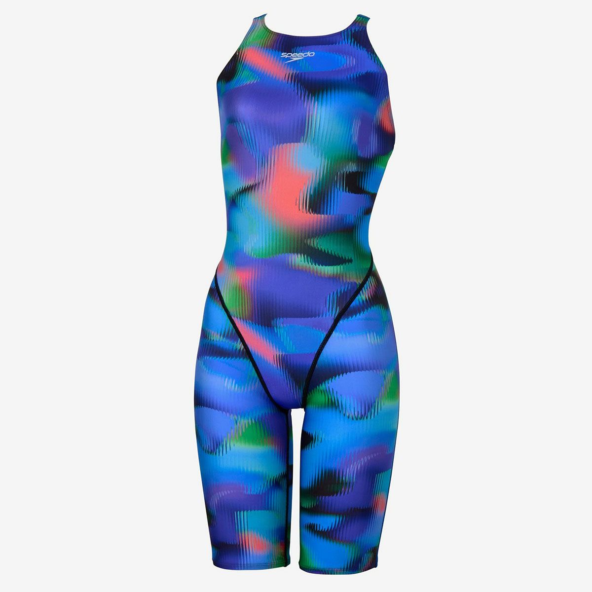 スピードSPEEDOスイムフィットネス競泳水着フレックスシグマカイオープンバックニースキン2FLEXSXOpenbackKneeskin3SCW12550F-BLレディース女性25S2秋冬