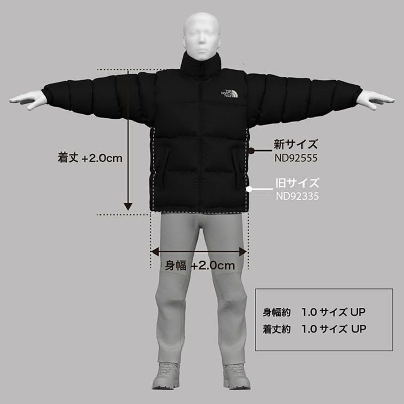 ザ・ノース・フェイスTHENORTHFACEアウトドアカジュアルウェアアウターダウンジャケットヌプシジャケットNUPTSEJACKETND92555-Kメンズ男性25FW秋冬