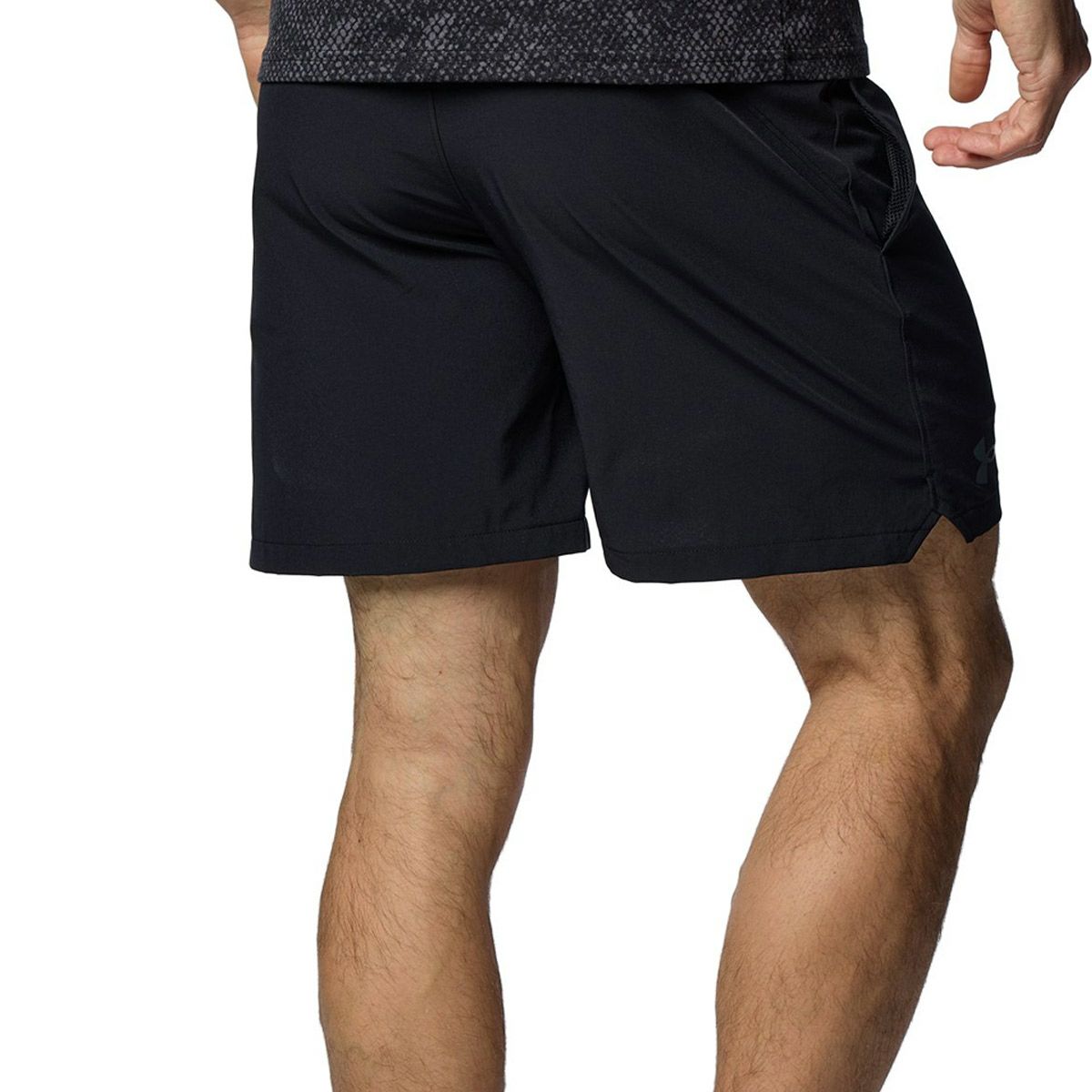 アンダーアーマーUNDERARMOURジムフィットネスヨガウェアボトムスショートハーフパンツ短パンウーブン7インチショーツUAWOVEN7inShort1384809-001メンズ男性25FA秋冬