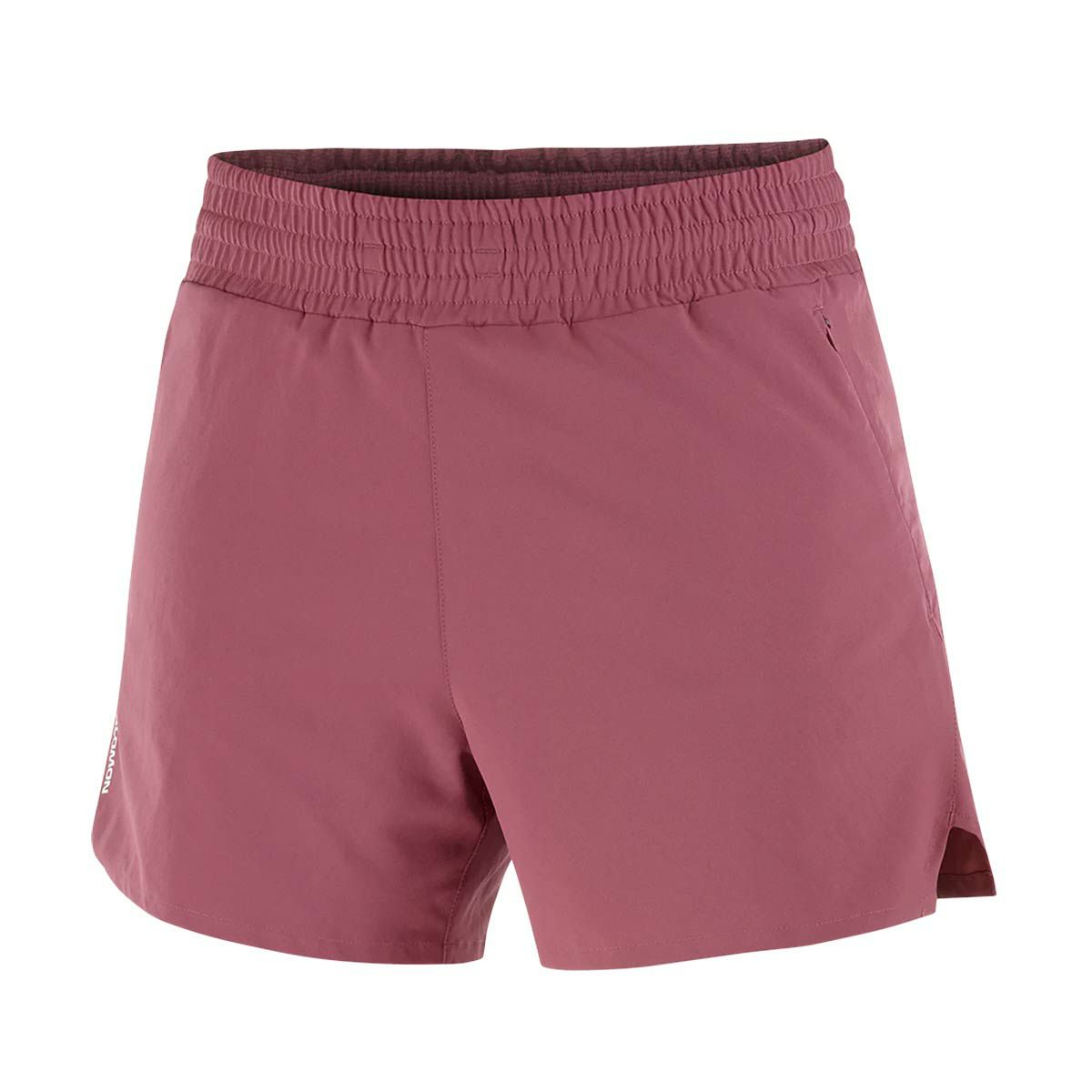 サロモンSALOMONランニングウェアボトムスショートハーフパンツ短パンSHKOUTCORESHORTS4LC2656000レディース女性24FA秋冬