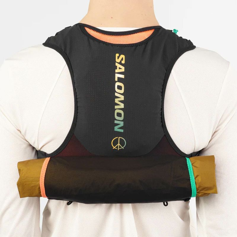 サロモンSALOMONランニング鞄バッグリュックサックバックパックデイパックSENSEPRO6LIMITEDEDITIフラスク付LC2710300メンズレディースユニセックス24FA秋冬