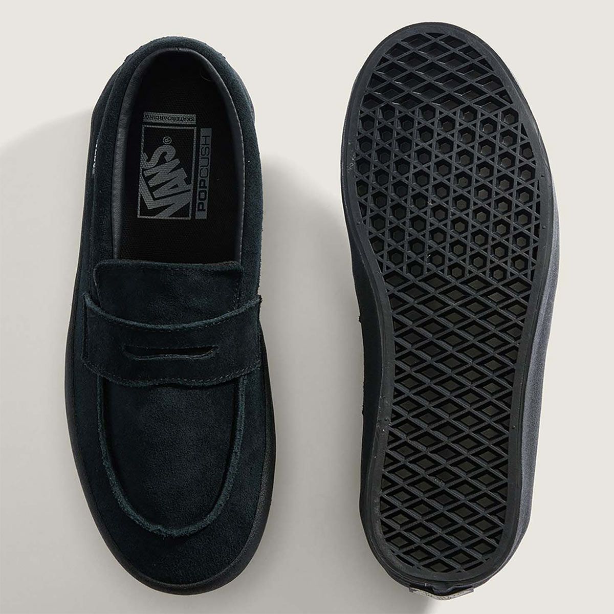 バンズVANSスケボースケートボードスケシュースニーカーシューズ靴スケートローファーSkateLoaferVN000VA6BKAメンズ男性25FA秋冬