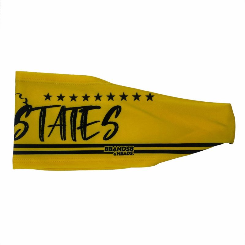 バンズベースボール野球アクセサリーメンズレディースNINESTATESヘッドバンドBANDS-HEADBAND-NVANS