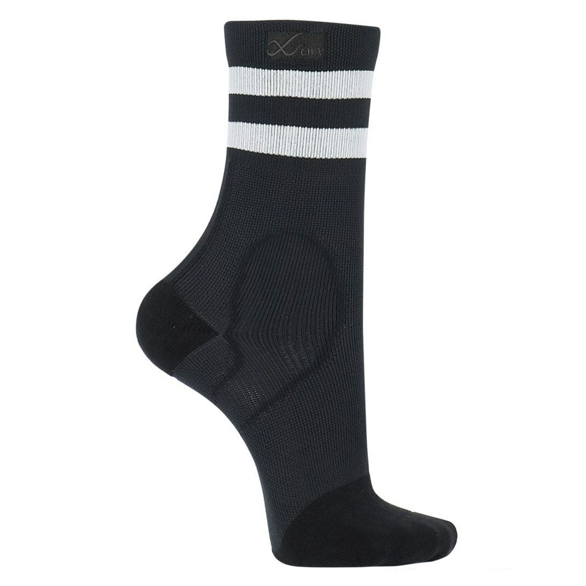 CW-Xランニングソックス靴下クルー丈ソックスBCR630-BLメンズレディースユニセックス25FA秋冬