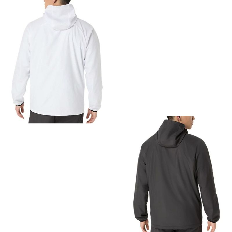 アシックスasicsジムフィットネスヨガウェアアウタージャケット裏トリコットグラフィックウインドブレーカーフーディー2031F174メンズ男性25AF