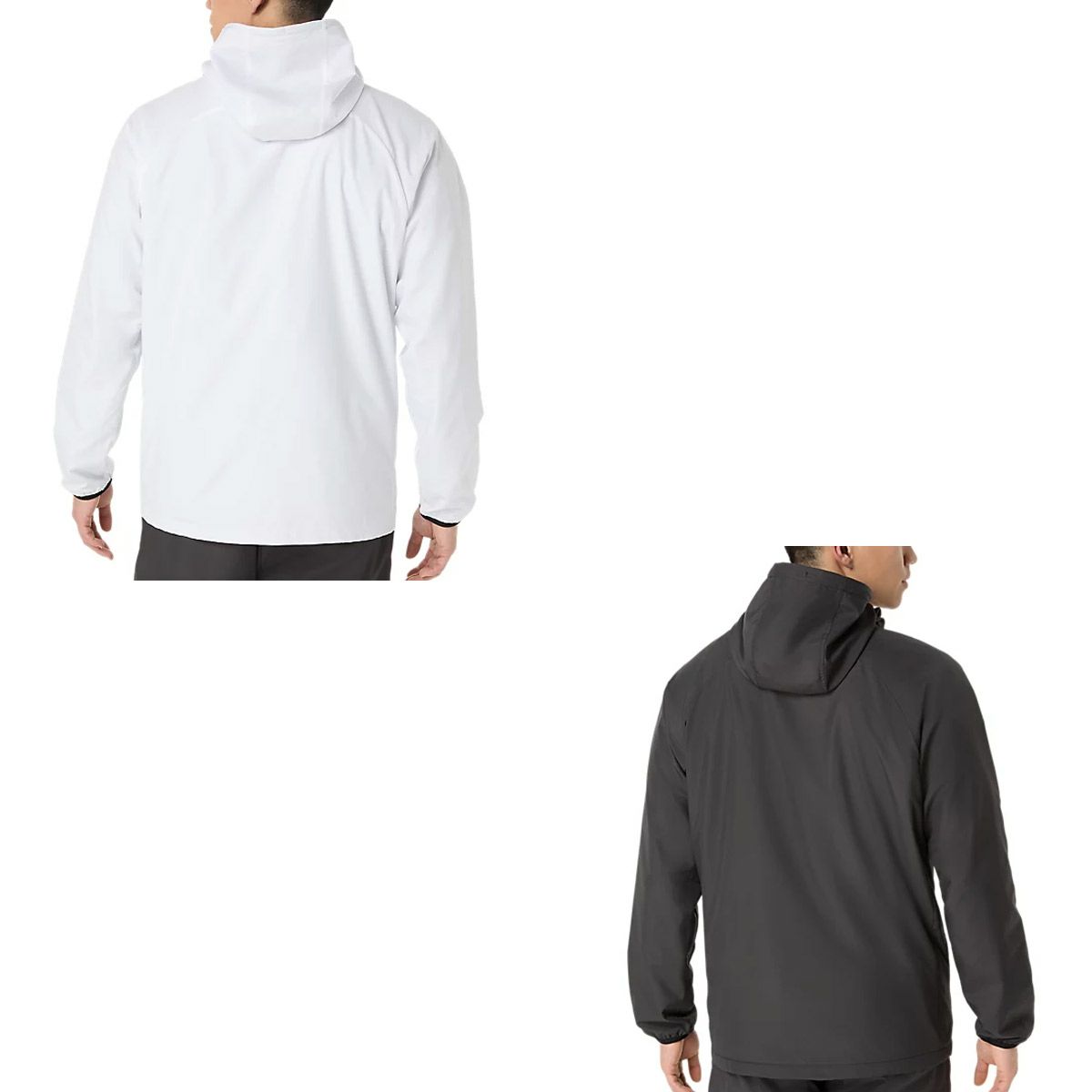 アシックスasicsジムフィットネスヨガウェアアウタージャケット裏トリコットグラフィックウインドブレーカーフーディー2031F174メンズ男性25AF