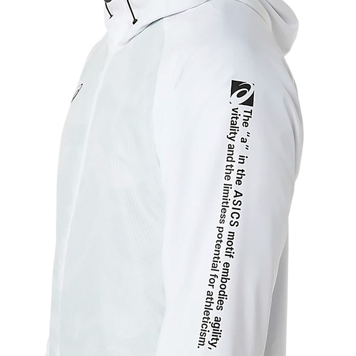 アシックスasicsジムフィットネスヨガウェアアウタージャケット裏トリコットグラフィックウインドブレーカーフーディー2031F174メンズ男性25AF