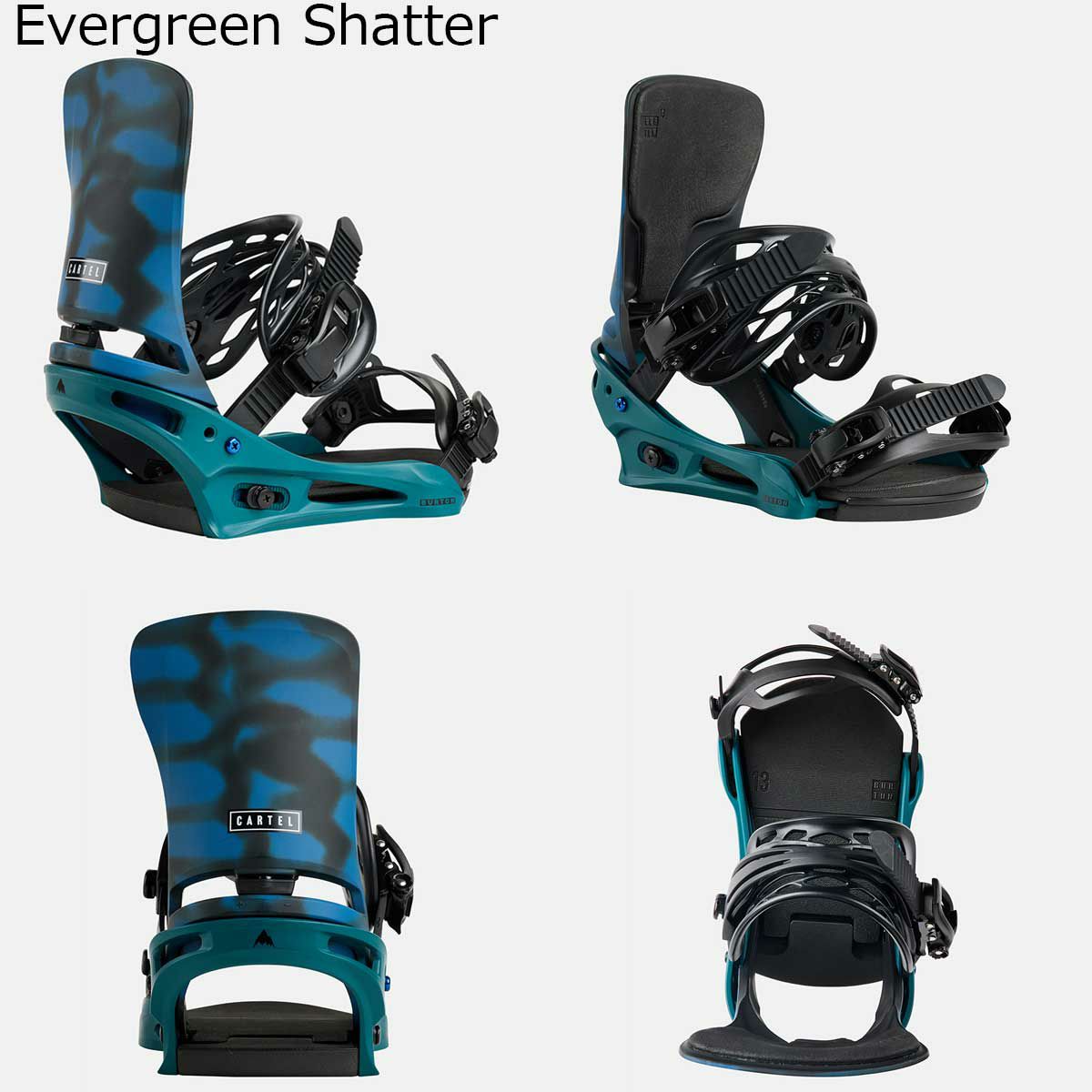 バートンBURTONスノボースノボスノーボードバインディングビンディングカーテルRe:Flex105391-2526メンズ男性25-26