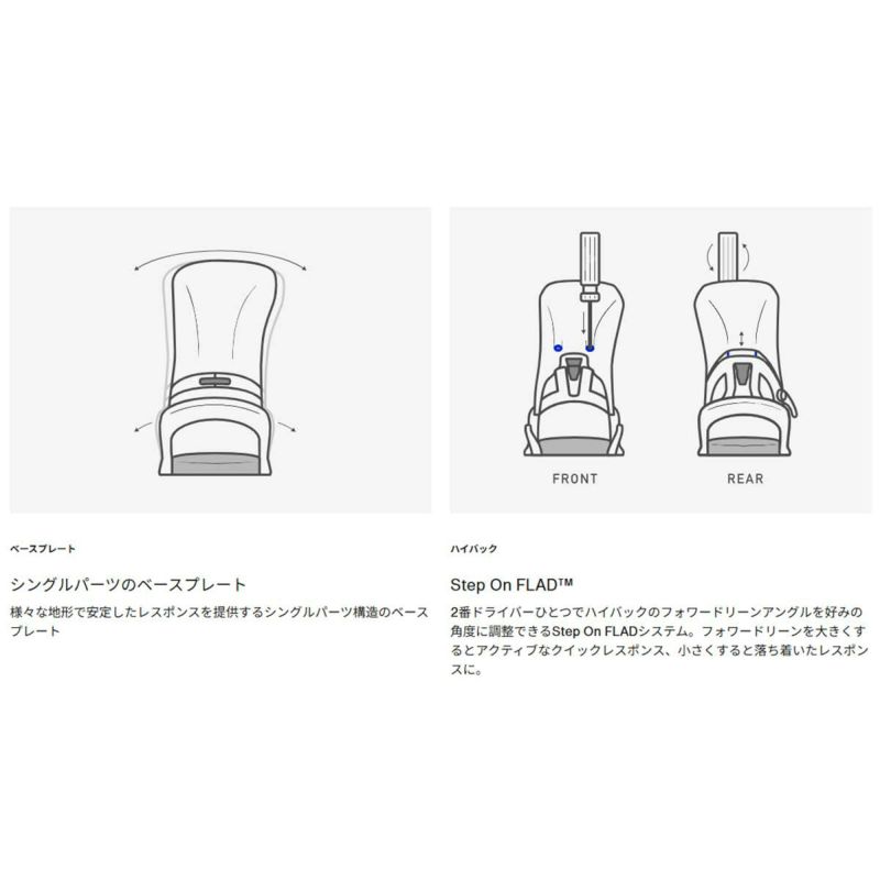 バートンBURTONスノボースノボスノーボードバインディングビンディングStepOn(R)ジェネシスRe:Flex229601メンズ男性25-26