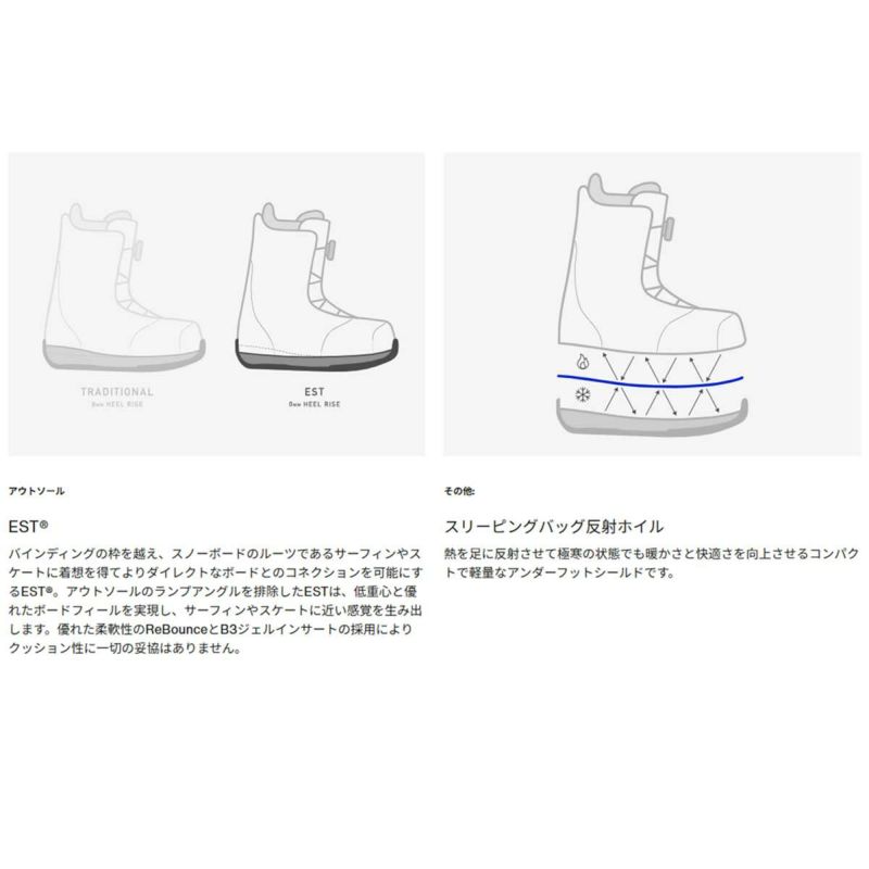 バートンBURTONスノボースノボスノーボードブーツルーラーBOA(R)ワイド203171メンズ男性25-26