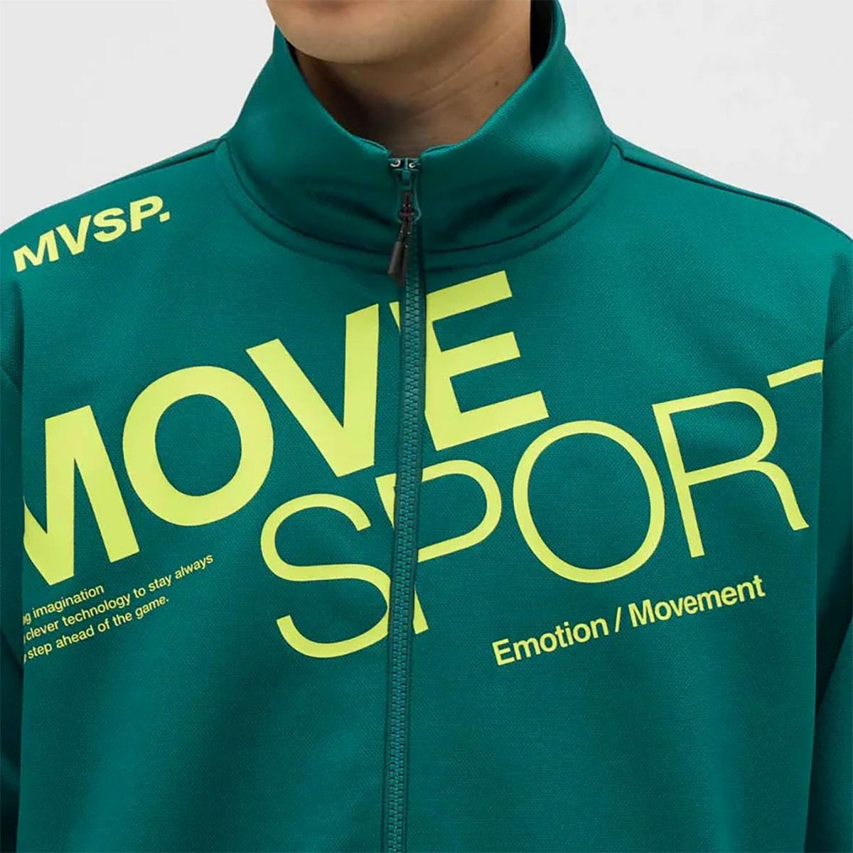 デサントDESCENTEジムフィットネスヨガウェアアウタージャケット鹿の子ジャージジャケットST5FJG10Mメンズ男性25FA秋冬