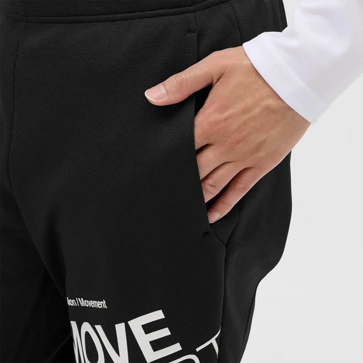 デサントDESCENTEジムフィットネスヨガウェアボトムスロングパンツ長ズボン鹿の子ジャージロングパンツST5FPZ10Mメンズ男性25FA秋冬