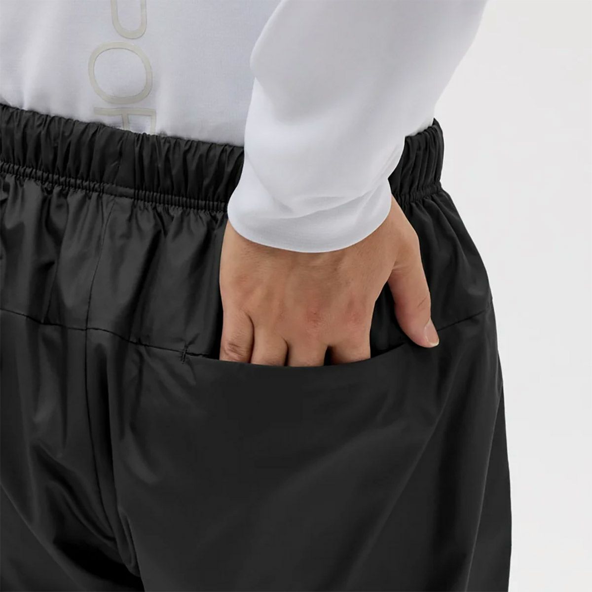 デサントDESCENTEジムフィットネスヨガウェアボトムスロングパンツ長ズボンウィンドブレーカーパンツST5FPZT0Mメンズ男性25FA秋冬