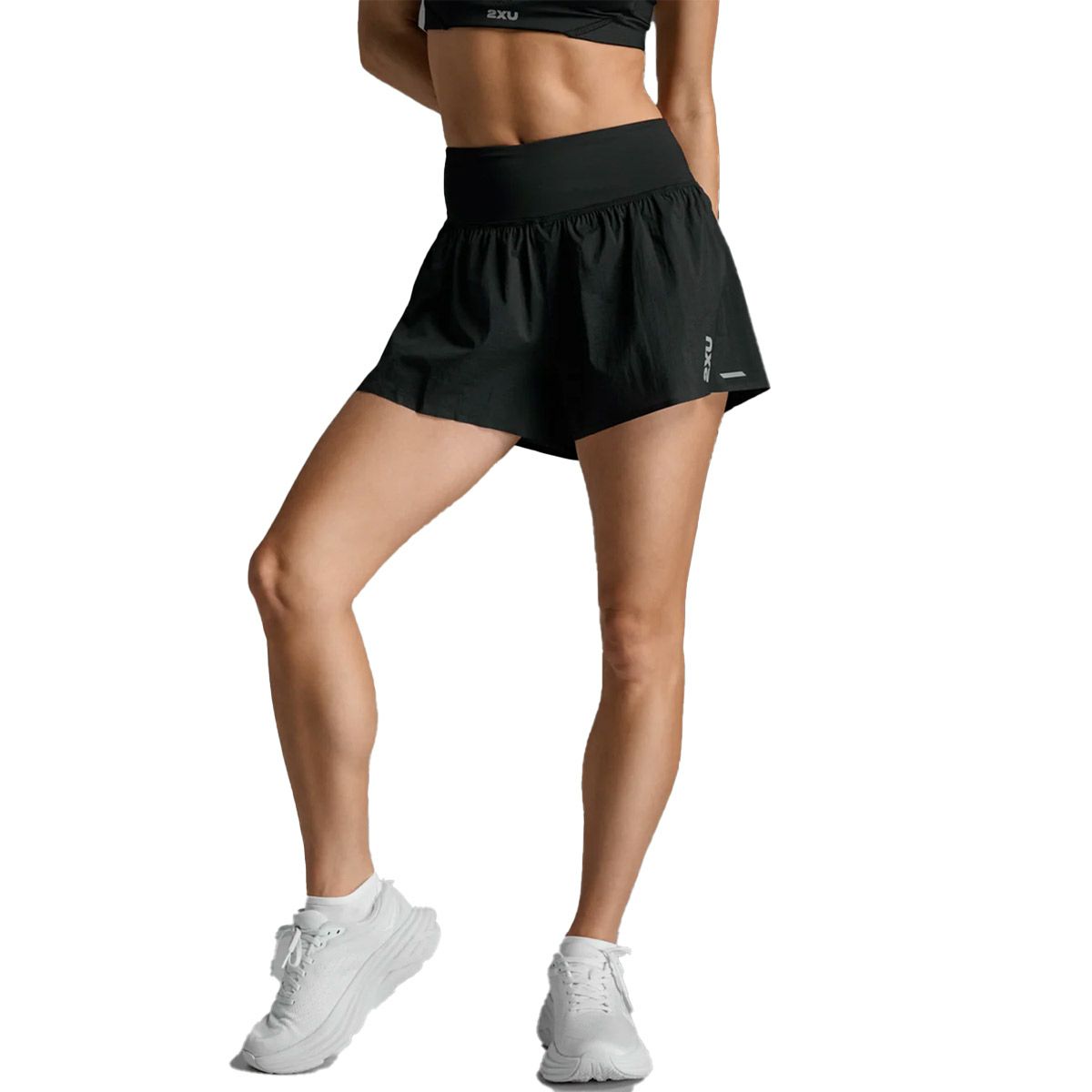 2XUツータイムズランニングウェアボトムスショートハーフパンツ短パンウィメンズエアロハイライズ2in13インチショートWAeroHi-Rise2-in-13InchShortsWR7352B-BLKSRFレディース女性25FA秋冬