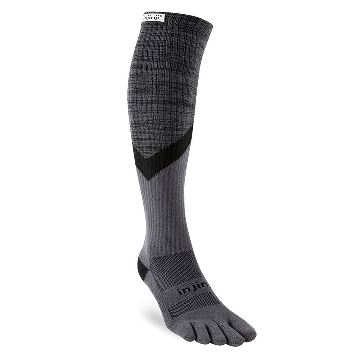 インジンジinjinjiランニングソックス靴下トレイルミッドウェイトオーバーザカフ213190-GNTメンズレディースユニセックス25FA秋冬