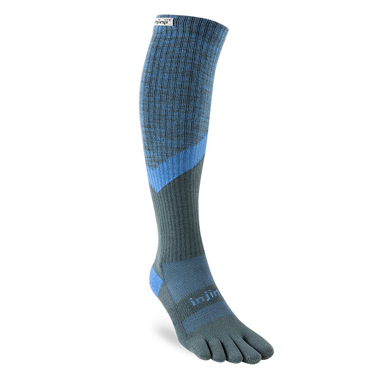 インジンジinjinjiランニングソックス靴下トレイルミッドウェイトオーバーザカフ213190-STOメンズレディースユニセックス25FA秋冬