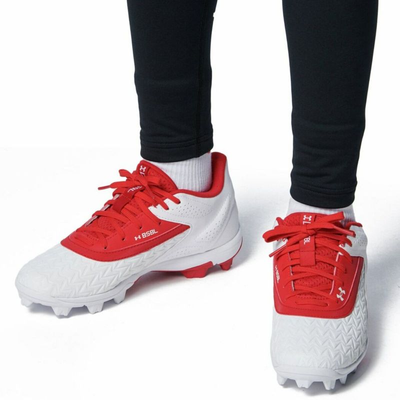 アンダーアーマーUNDERARMOURベースボール野球ソフトボールポイントスパイクリードオフローラバーモールドジュニア3.0LEADOFFLOWRMJR3.03027455-600ジュニアキッズ子ども男の子女の子25FA秋冬