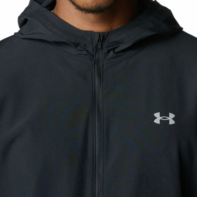 アンダーアーマーUNDERARMOURジムフィットネスヨガウェアアウタージャケットUAベロシティストームジャケットVelocitiStormHoodedJkt6005900-001メンズ男性25FA秋冬