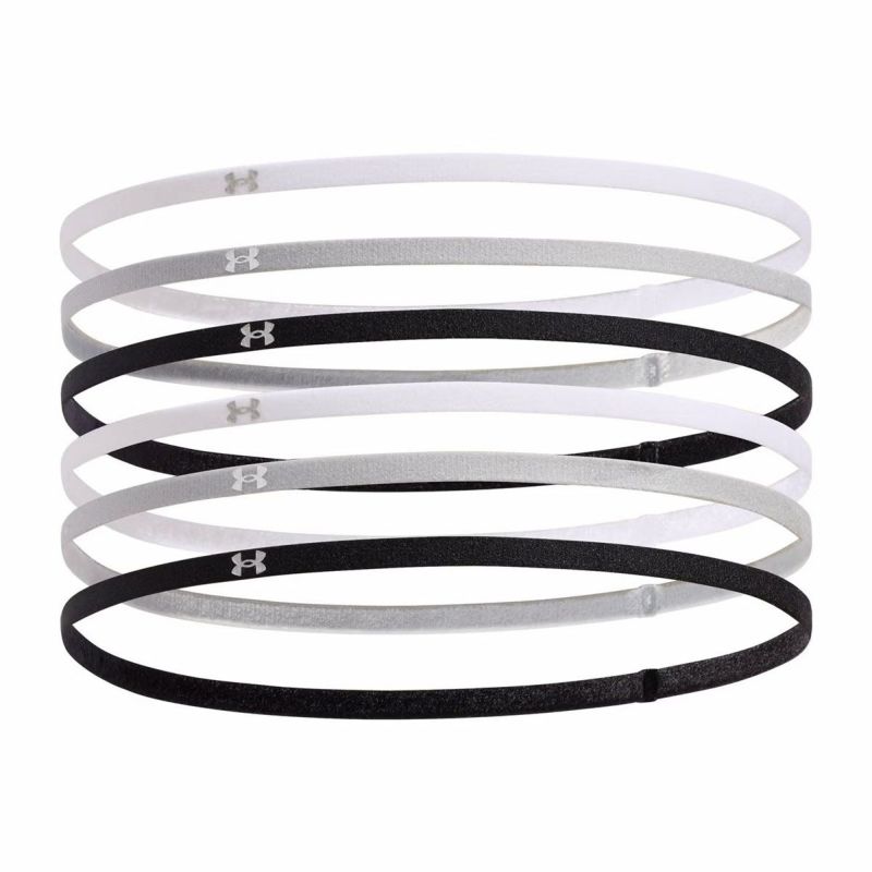 アンダーアーマーUNDERARMOURベースボール野球ソフトボールアクセサリーミニエラスティックヘッドバンドMINIELASTIC6PK1389932-001メンズレディースユニセックス25FA秋冬