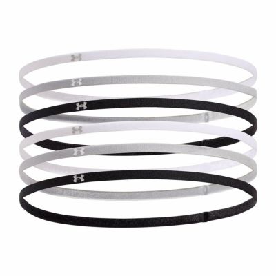 アンダーアーマーUNDERARMOURベースボール野球ソフトボールアクセサリーミニエラスティックヘッドバンドMINIELASTIC6PK1389932-001メンズレディースユニセックス25FA秋冬
