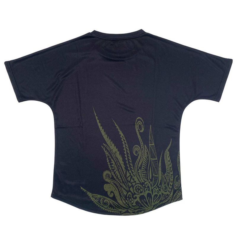 ジンガーJINGERランニングウェア半袖TシャツルーズフィットドルマンJ-1047-BLKメンズレディースユニセックス25FA秋冬