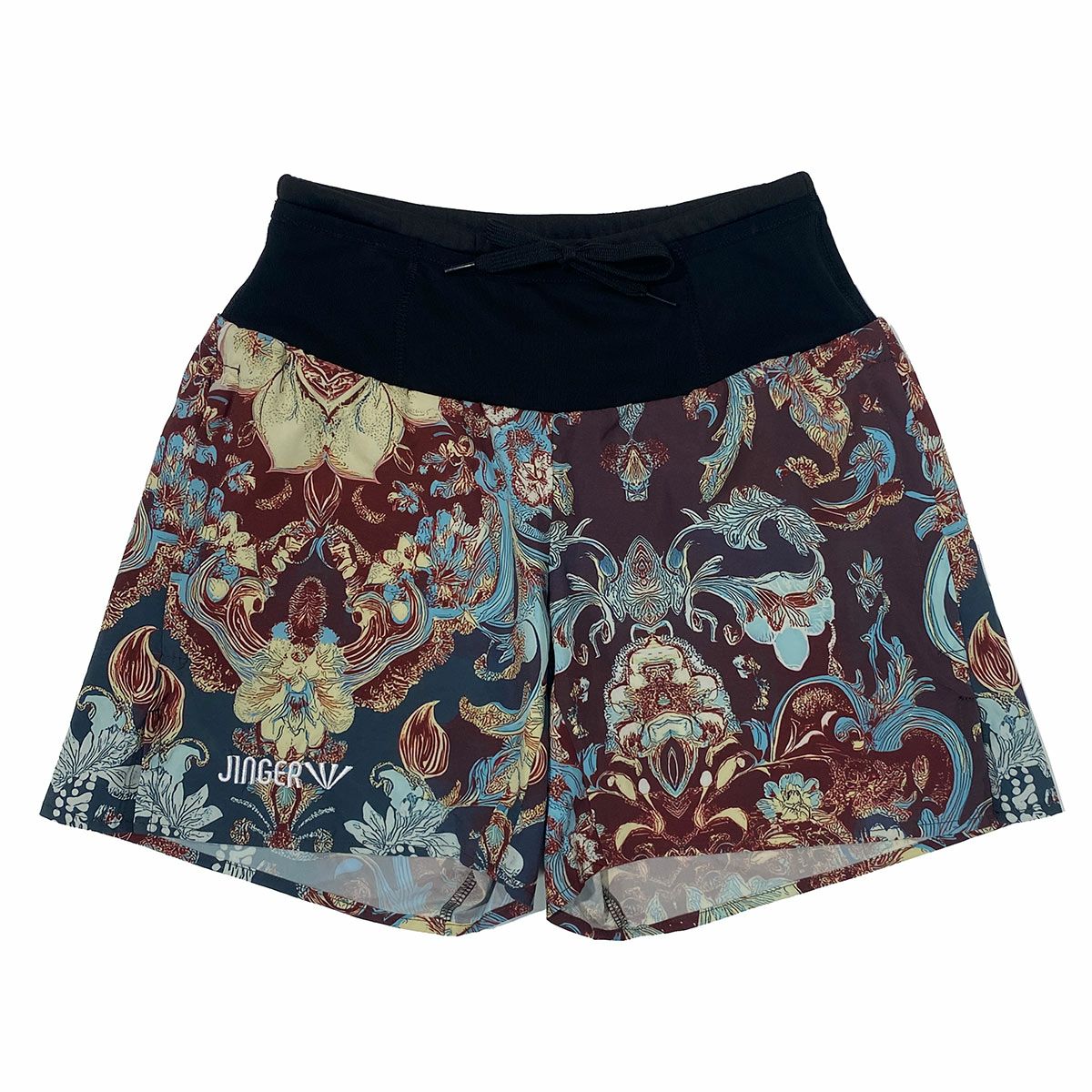 ジンガーJINGERランニングウェアボトムスショートハーフパンツ短パンマルチポケット付きランニングパンツJ-2065-BRNメンズレディースユニセックス25FA秋冬