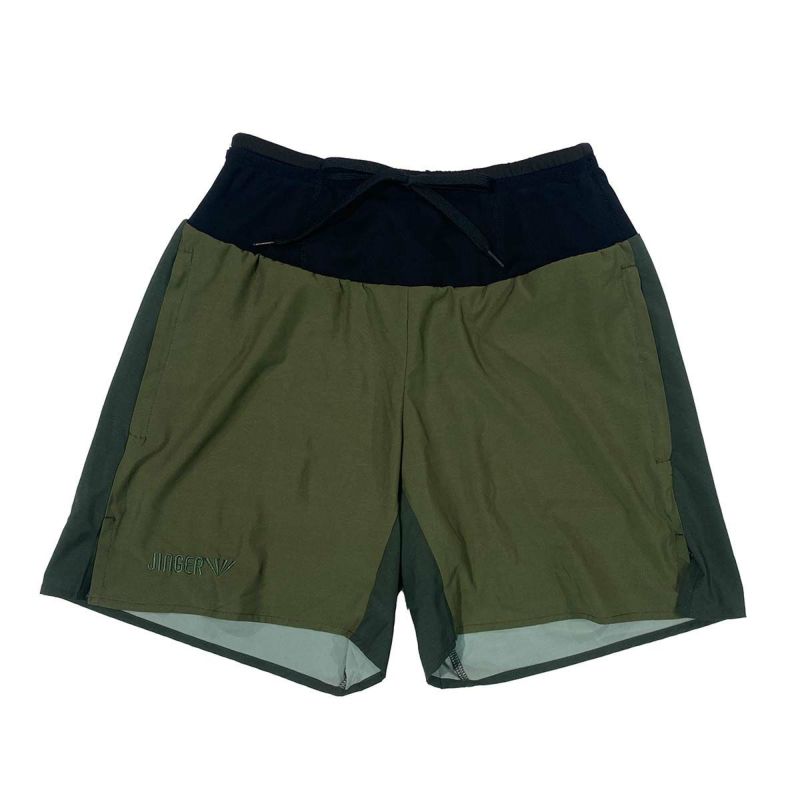 ジンガーJINGERランニングウェアボトムスショートハーフパンツ短パンマルチポケット付きランニングパンツJ-2066-KAKメンズレディースユニセックス25FA秋冬