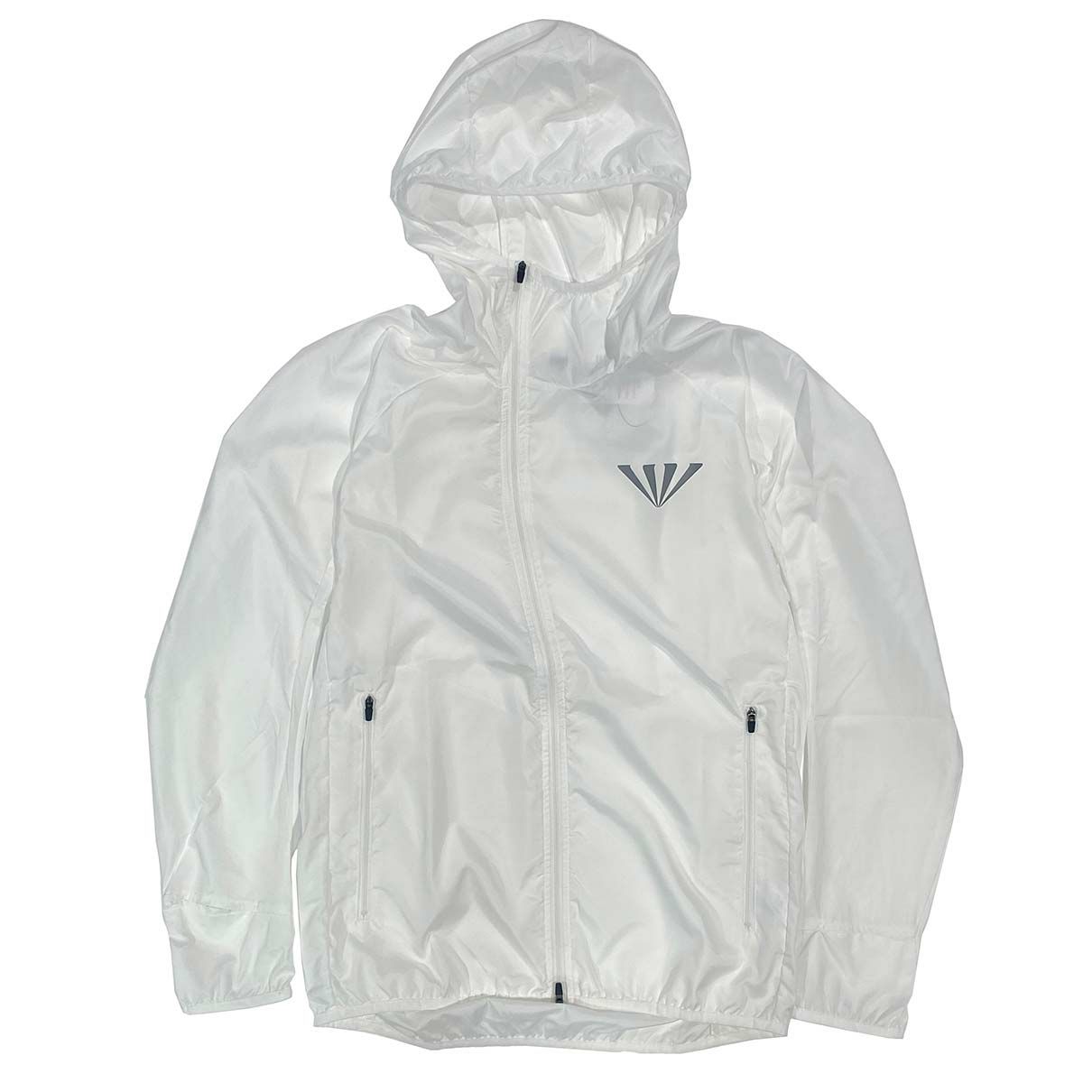 ジンガーJINGERランニングウェアアウタージャケットフーデットランニングジャケットJ-3009-WHTメンズレディースユニセックス25FA秋冬