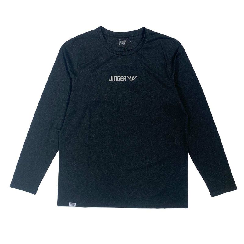 ジンガーJINGERランニングウェア長袖TシャツロンTランニングロングスリーブTシャツJ-5011-BLKメンズレディースユニセックス25FA秋冬