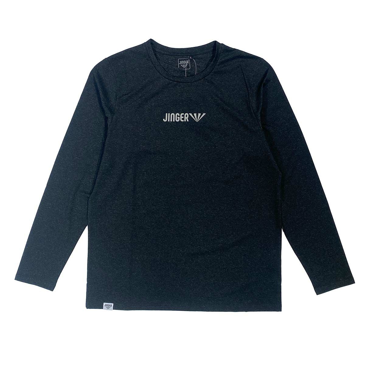 ジンガーJINGERランニングウェア長袖TシャツロンTランニングロングスリーブTシャツJ-5011-BLKメンズレディースユニセックス25FA秋冬