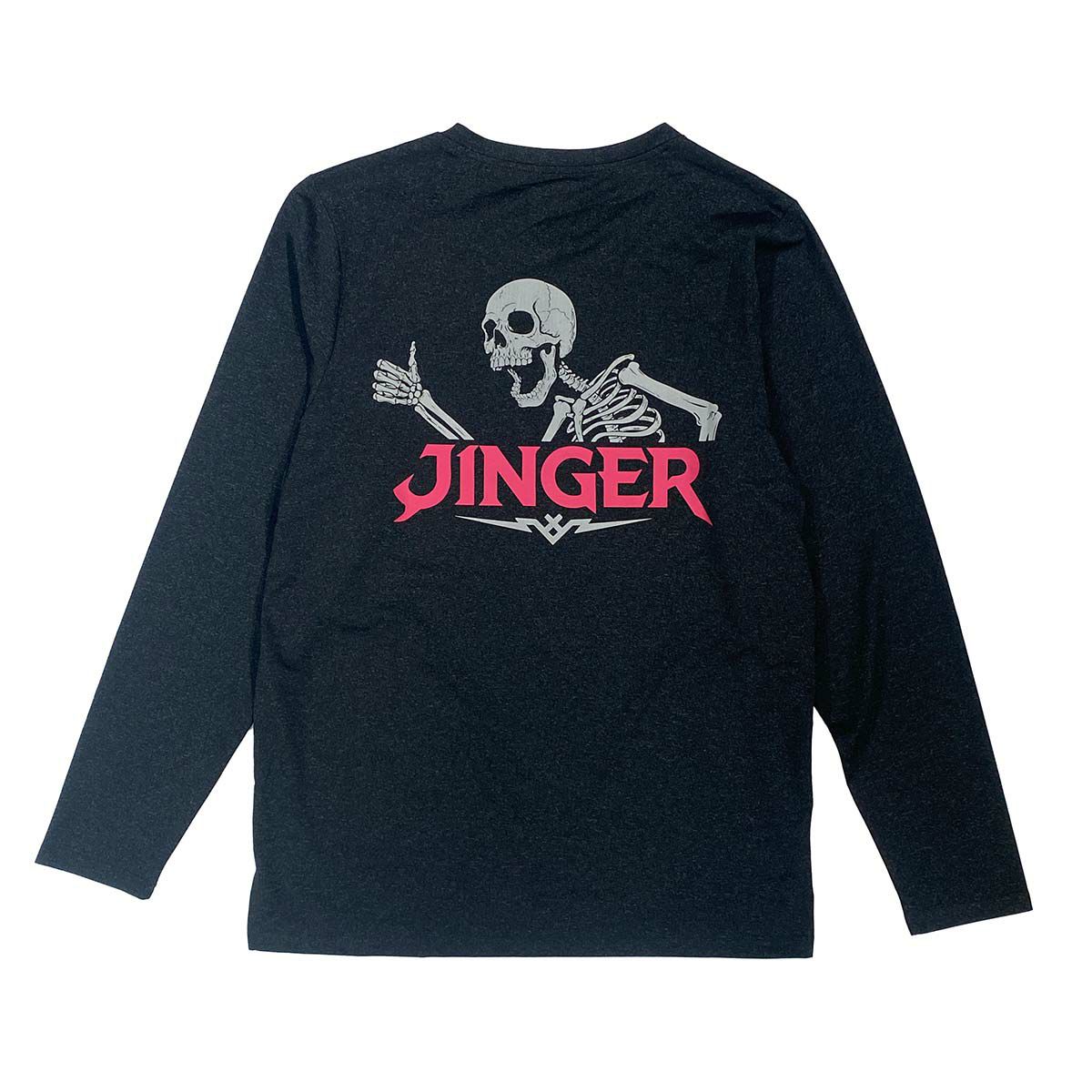 ジンガーJINGERランニングウェア長袖TシャツロンTランニングロングスリーブTシャツJ-5011-BLKメンズレディースユニセックス25FA秋冬