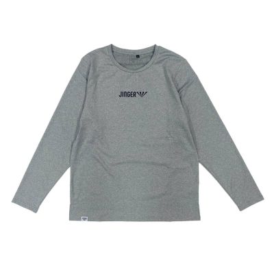 ジンガーJINGERランニングウェア長袖TシャツロンTランニングロングスリーブTシャツJ-5011-GRYメンズレディースユニセックス25FA秋冬